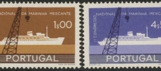 1958 Portugal SG.1156-7 2nd National Merchant Navy Congress Set of 2 values U/M (MNH)