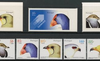 2001 Portugal SG.2832-9 Birds (2nd Series) Set of 8 values  U/M (MNH)