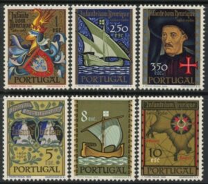 1960 Portugal SG.1178-83 Death Cent of Prince Henry the Navigator Set of 6 values U/M (MNH)