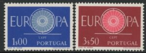 1960 Portugal SG.1184-5 Europa Set of 2 values U/M (MNH)