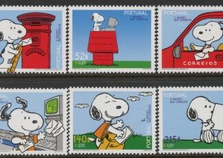 2000 Portugal SG.2810-5 50th Anniv of Snoopy Set of 6 values U/M (MNH)