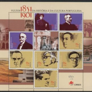 2001 Portugal SG.2819-26 History & Culture Sheetlet UIM (MNH)