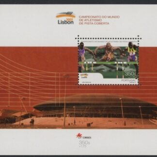 2001 Portugal MS.2831 World Athletics Lisbon Mini Sheet U/M (MNH)