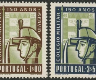 1954 Portugal SG.1116-7 50th Anniv. of Military College. set 2 values U/M (MNH)