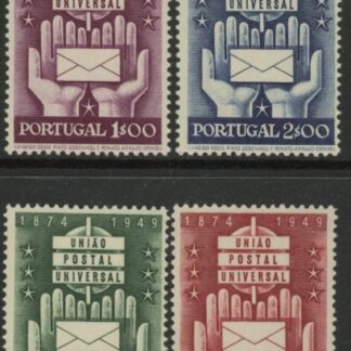1949 Portugal SG.1031-4  75th Anniv. of UPU. set 4 values U/M (MNH)
