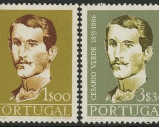 1957 Portugal SG.1146-7 Cesario Verde Commemoration . set 2 values U/M (MNH)