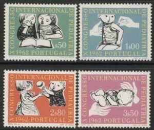 1962 Portugal SG.1209-12 6th Int. Paedriatrics Congress. set 4 values. U/M (MNH)