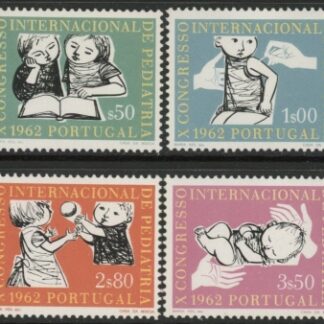 1962 Portugal SG.1209-12  6th Int. Paedriatrics Congress. set 4 values.  U/M (MNH)