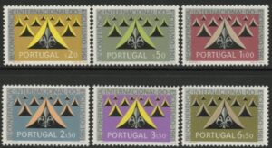 1962 Portugal SG.1203-8 8th International Scout Conference. set 6 values. U/M (MNH)