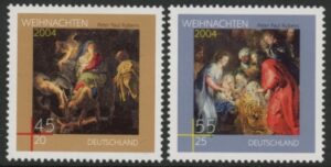 2004 Germany SG.3299-300 Christmas Set of 2 values U/M (MNH)