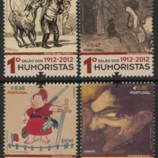 2012 Portugal - SG.4013-6 Cent. of First Hall of Humourists. set 4 values U/M (MNH)