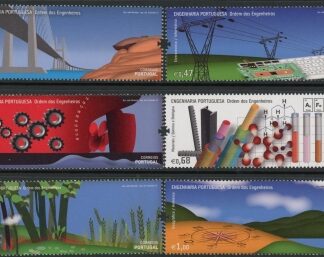 2012 Portugal -  SG.4018-23  Portuguese Engineering. set 6 values  U/M (MNH)