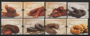 2012 Portugal. SG.3988-95 Flavours or Air & Fire. set 8 values U/M (MNH)