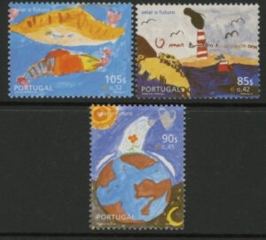 2001 Portugal SG.2846-8 'Stampin' The Future. set 3 values. U/M (MNH)
