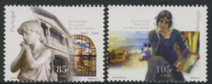 2001 Portugal SG.2849-50 Centenary of Fine Arts Society. set 2 values U/M (MNH)