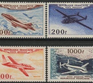1954 France SG.1194-7 Air Set of 4 values mounted mint