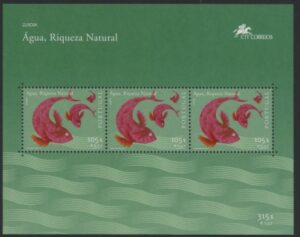 2001 Portugal. MS.2854 Europa 'Water Resources' mini sheet. U/M (MNH)