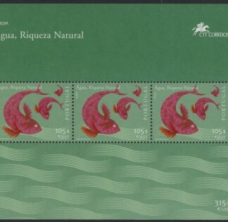 2001  Portugal. MS.2854  Europa 'Water Resources'  mini sheet.  U/M (MNH)