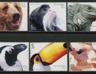 2001 Portugal SG.2870-5 Lisbon Zoo Set of 6 values U/M (MNH)