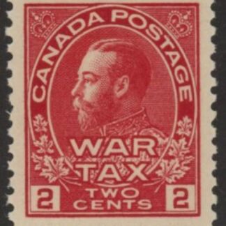 1915 Canada  SG.229 2c  carmine red 'War Tax'  U/M (MNH)