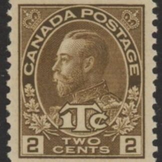 1916 Canada  SG.239  2c Yellow-brown die II  U/M  (MNH)