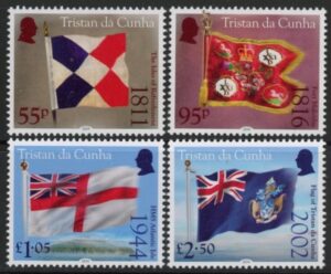 2024 Tristan Da Cunha. SG.1397-1400 - Flags. set 4 values U/M (MNH)