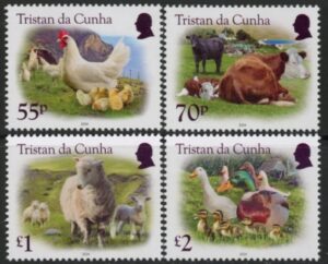 2024 Tristan Da Cunha. SG.TBA - Farm Animals. set 4 values U/M (MNH)