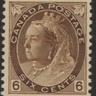 1898 Canada. SG.159 6c brown u/m (MNH)