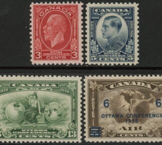1932 Canada SG.315-8  Ottawa Conference set 4 values (includes AIr Stamp Overprint). U/M (MNH)