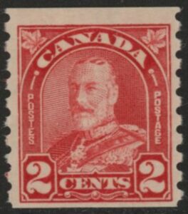 1930 Canada SG.307 2c scarlet (die I ) m/m