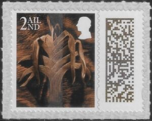 W165 King Charles 2nd Leek (Bar Code/Data Matrix) Litho ISP/Cartor. U/M (MNH)