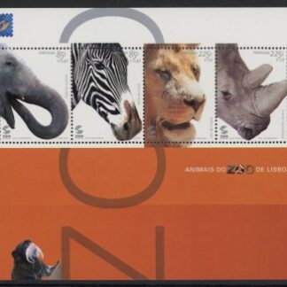 2001 Portugal MS2876 Lisbon Zoo Mini Sheet U/M (MNH)