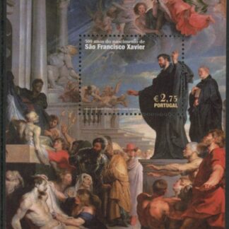 2006 Portugal MS3330 Birth Anniv St. Francis Xavier Mini Sheet U/M (MNH)