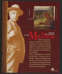 2005 Portugal MS.3228 Birth Anniv of Jose Malhoa Mini Sheet U/M (MNH)