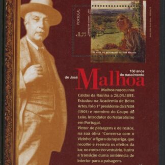 2005 Portugal MS.3228 Birth Anniv of Jose Malhoa Mini Sheet U/M (MNH)