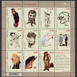 2005 Portugal SG.3248-58 Caricaturists Sheetlet U/M (MNH)
