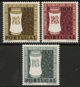 1964 Portugal SG.1240-2 Coloquois dos Simples Set of 3 values U/M (MNH)
