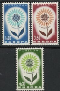 1964 Portugal SG.1249-51 Europa Set of 3 values U/M (MNH)