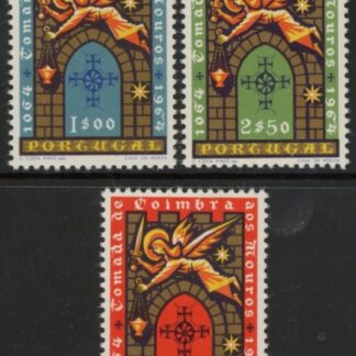 1965 Portugal SG.1265-7 Capture of Coimbra Set of 3 values U/M (MNH)