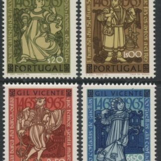 1965 Portugal SG.1282-5 Birth Anniv of Gil Vicente Set of 4 values  U/M (MNH)