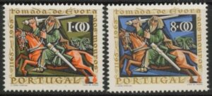 1966 Portugal SG.1292-3 800th Anniv of Reconquest of Evora Set 2 values U/M (MNH)
