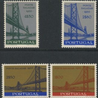 1966 Portugal SG.1294-7 Inaug. of Salazar Bridge Set of 4 values U/M (MNH)