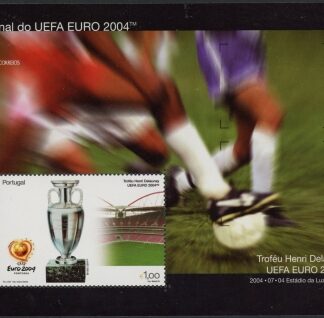2004 Portugal MS.3147 Football 8th Series Mini Sheet U/M (MNH)