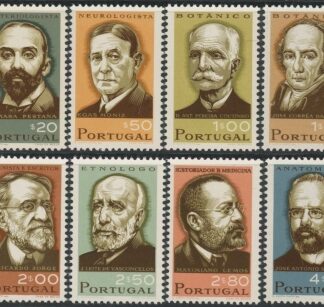 1966 Portugal SG.1301-8 Scientists Set of 8 values U/M (MNH)