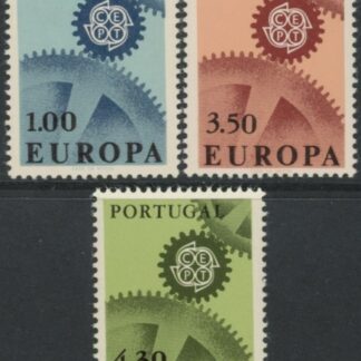 1967 Portugal SG.1312-4 Europa Set of 3 values U/M (MNH)