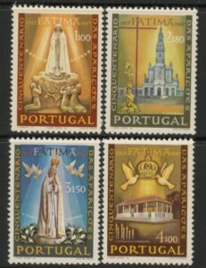 1967 Portugal SG.1315-8 50th Annif of Fatima Apparitions Set of 4 values U/M (MNH)