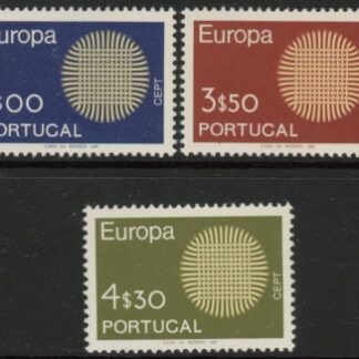 1970 Portugal SG.1378-80 Europa Set of 3 values U/M (MNH)