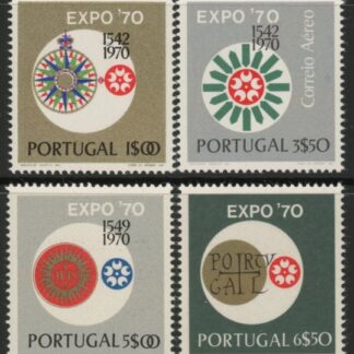 1970 Portugal SG.1391-4 Expo 70 Set of 4 values U/|M (MNH)