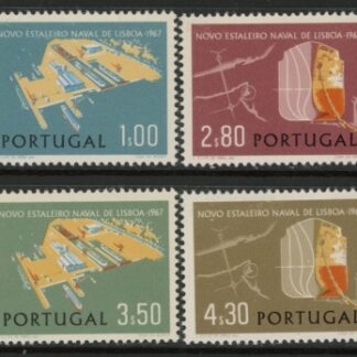 1967 Portugal SG.1322-5 Inaug of Lisnave Shipyard Set of 4 values U/M (MNH)