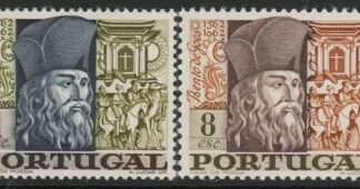 1968 Portugal SG.1335-6 Bento De Goes Comm Set of 2 values U/M (MNH)